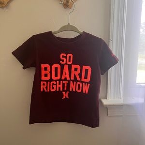 Hurley Burgundy shirt